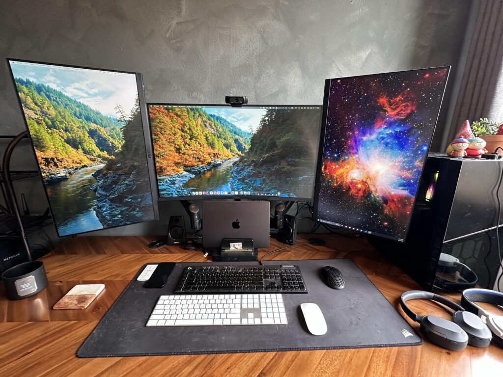 My wife let me have a corner of the house, this is my corner