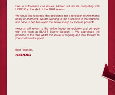 Alkaren to miss BLAST Bounty due to visa issues, replaced by yxngstxr