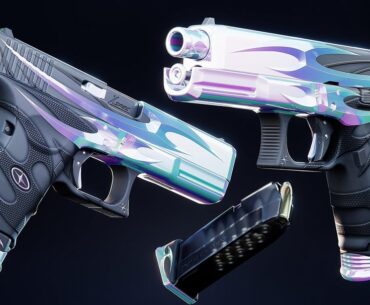 Hey! Just dropped a new Counter-Strike skin - Glock-18 Iridescent Tribal. So far, I've only posted the Iridescent version, but there will also be chrome and gold versions (shown at the end of the screenshots).
Let me know what you think!