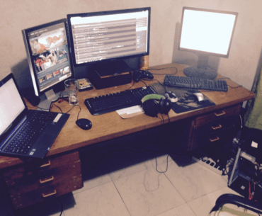 my shitty battle station in 2015