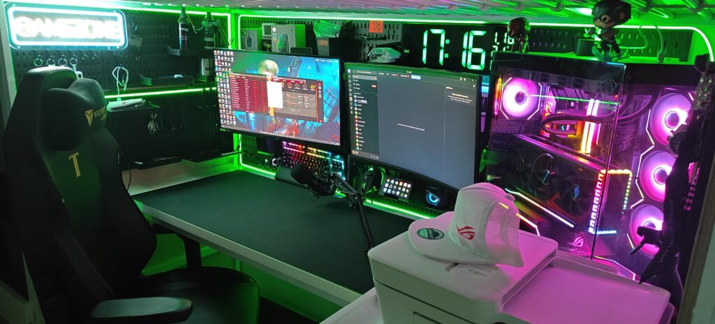 Phanteks NV5 + RTX 4080 ROG | My gaming battlestation setup