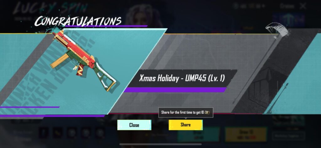 GOT LUCKY 10 UC DAILY SPIN