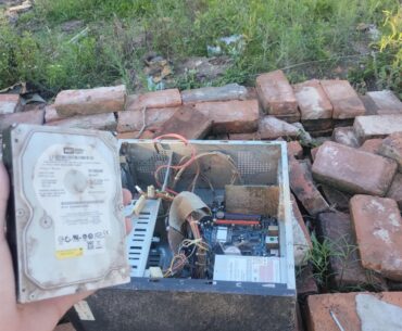 I stole the hard drive from a PC I found in the middle of the forest.