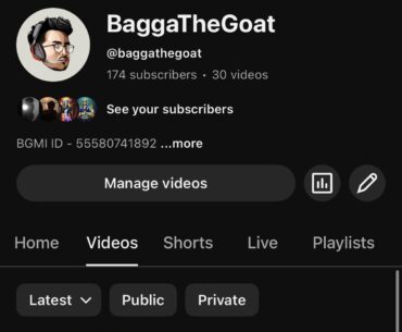 I Made my first youtube video