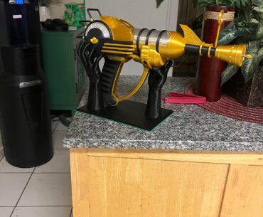 My Gold 3d Printed Ray Gun Mk.1