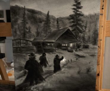 I started an RDR2 painting this morning