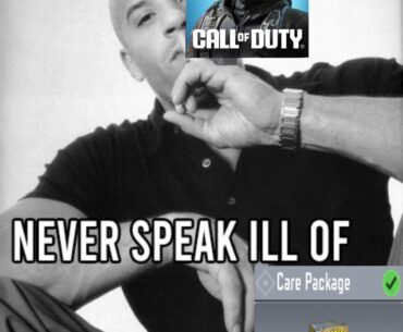 How it feels to be the only care package main