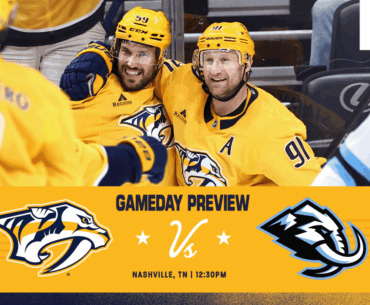 GAME DAY: Mammoth vs. Preds, January 24