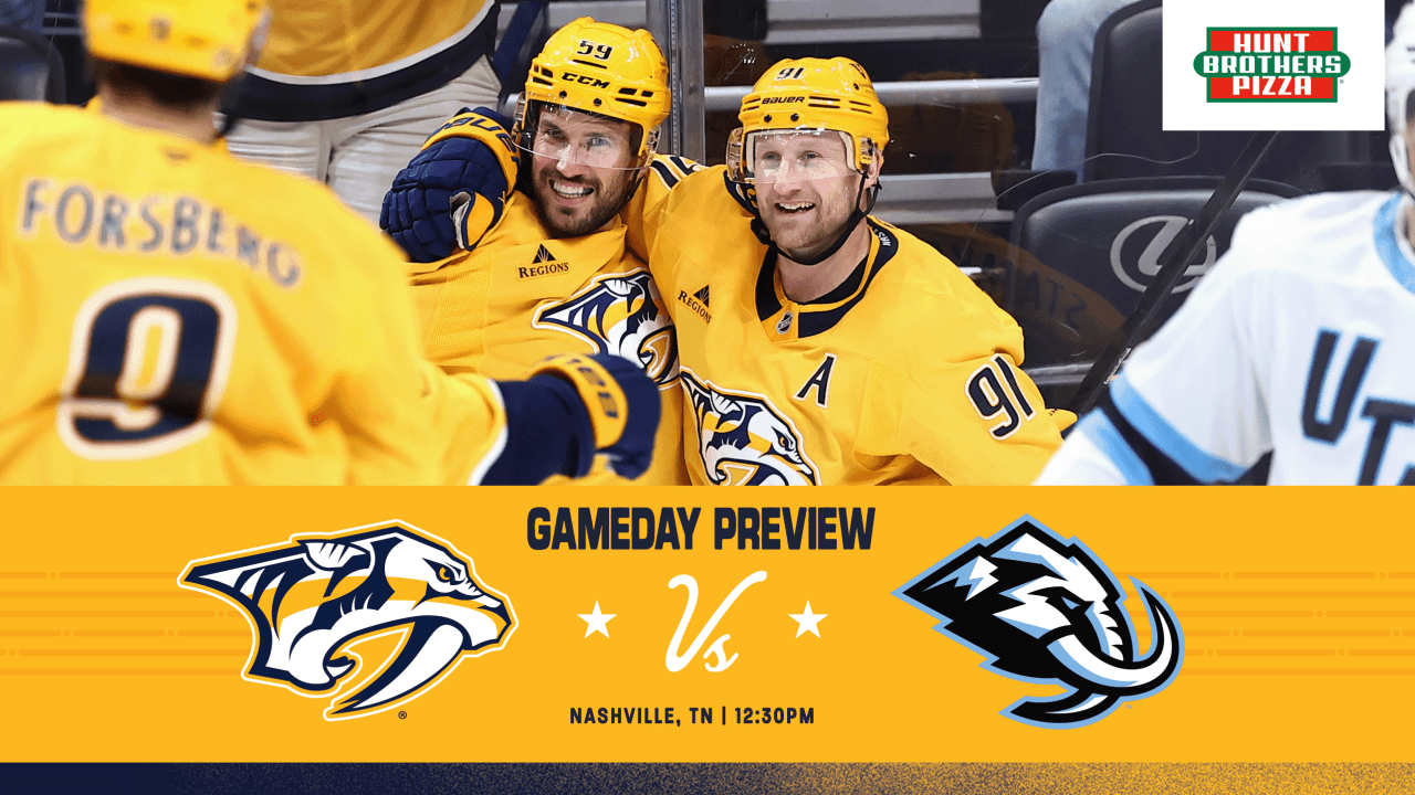 GAME DAY: Mammoth vs. Preds, January 24 GAME DAY: Mammoth vs. Preds, January 24