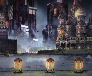 90 seconds of my 2D roguelite, where you can experience a mix of post-apocalyptic cyberpunk with synchronous turn-based combat, a flying UAZ loaf van, and a rebellion in Russia against a corporation.