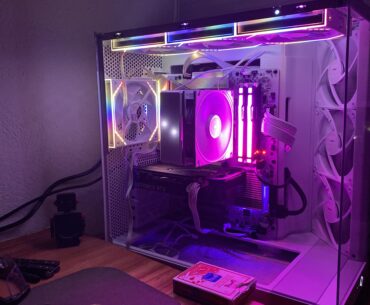 After almost a year of saving up and 5 hours of assembly, I finally have my first PC build