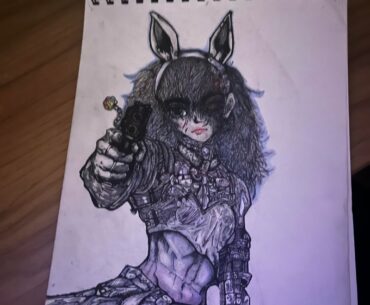 cyberbunny girl!!! my OC