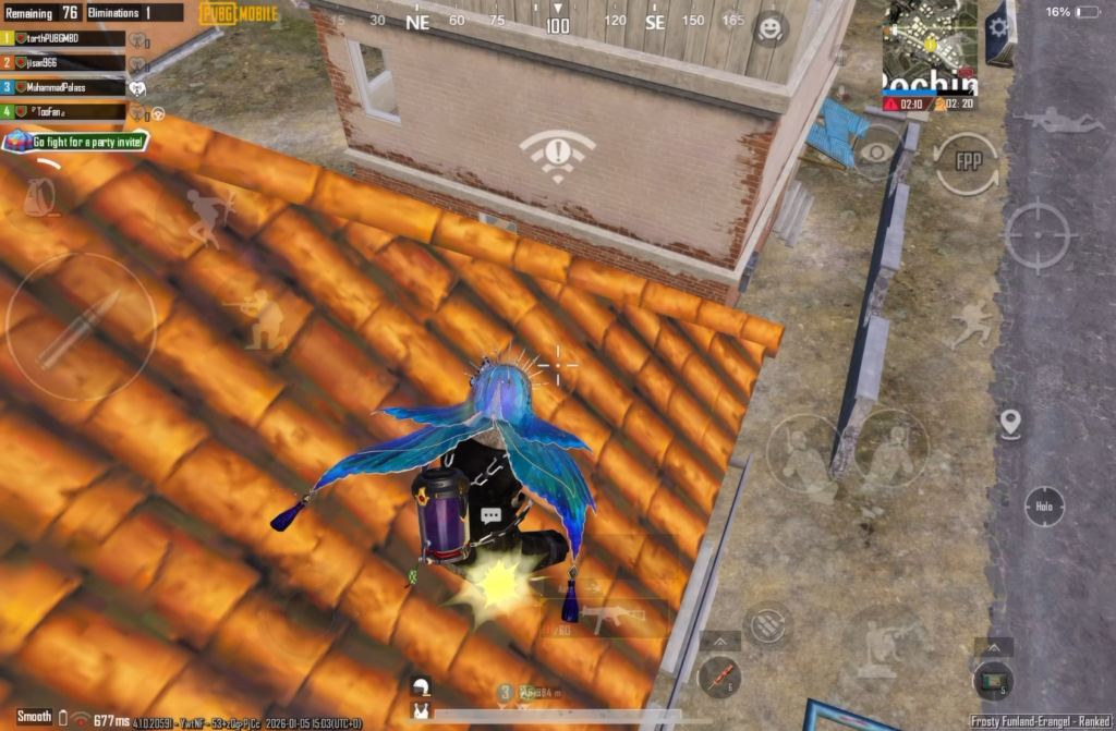 677ms ping > Game crashes