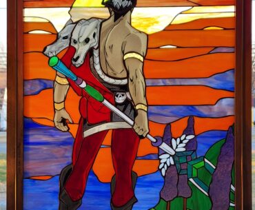 Hades - Zagreus' Escape in stained glass