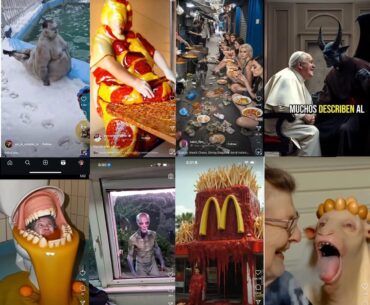 Did any cyberpunk media from the past accurately predict the rise of AI slop?