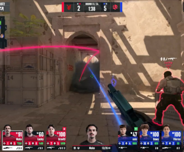 Dawy’s aggressive tunnels push is rewarded with 4 kills against 3DMAX