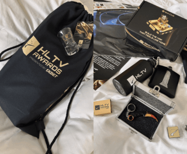 The goodie bag at the HLTV awards includes a buildable Dust2 A bomb site