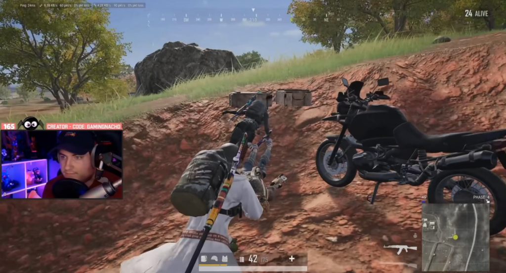 How can you move while you are in the inventory?