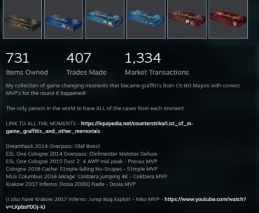 “One of the coolest & rarest collections in CS”