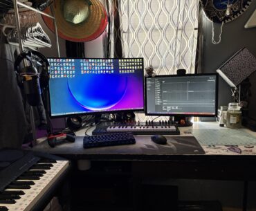 Not the flashiest set up around but I do what I can with what I got