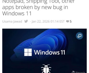 why does every update just breaks windows more ?