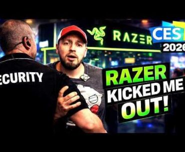 Razer Doesn't Want You Asking Questions. I had a "great" experience with Razer at their CES 2026 booth. We dared to ask quality and warranty related questions about Razer Blade laptops and were asked to leave. This gives me an insight into their approach to customer satisfaction and product quality.