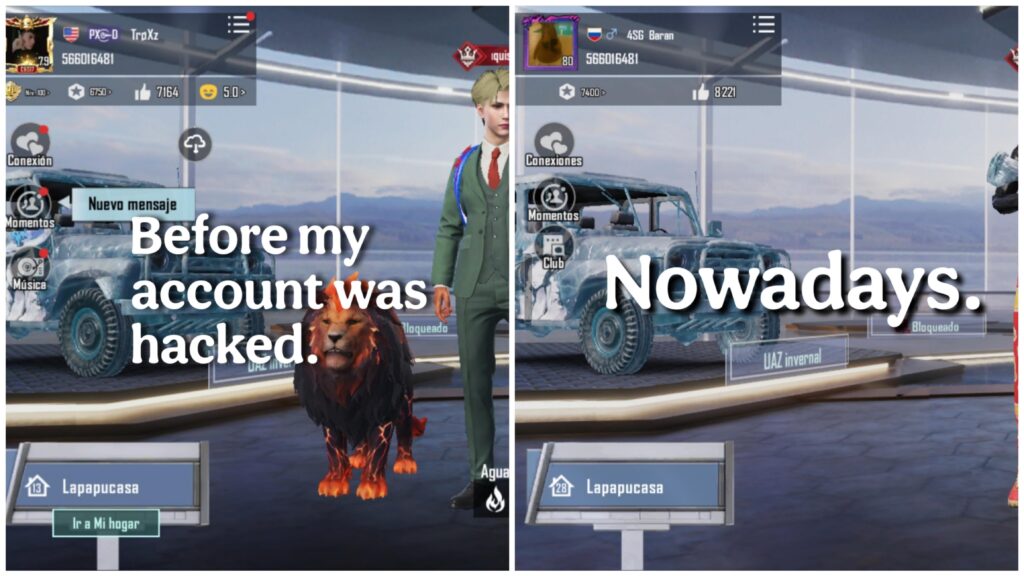 MY PUBG MOBILE ACCOUNT WAS STOLEN. MY PUBG MOBILE ACCOUNT WAS STOLEN.