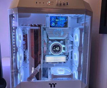 Easily my favorite case so far. Thermaltake Tower 600.