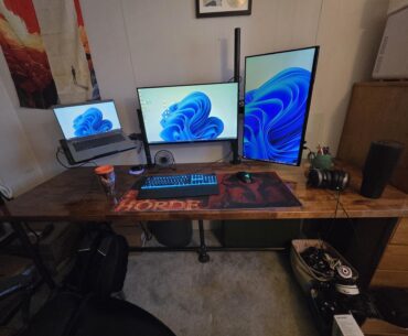 Which Monitor Orientation? Other advice as I work to improve ergononics and aesthetics?