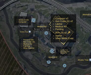 Every DMZ Container worth looting: Serpent’s Fortress