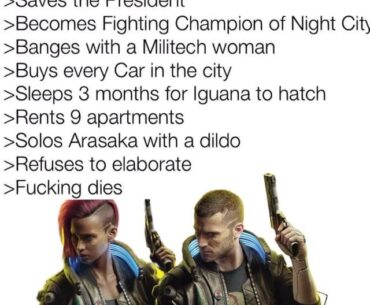V's story in a nutshell