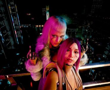 V & SongBird if CD Projekt had actually let them have a romance
