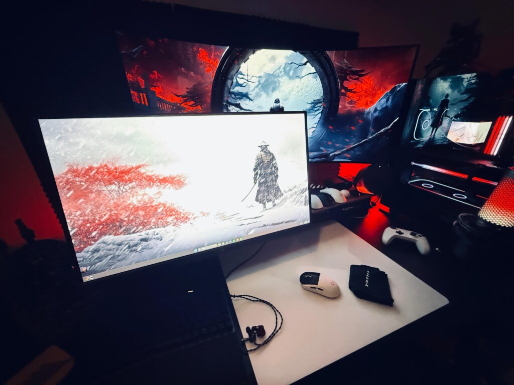 Black/White & Red All Over