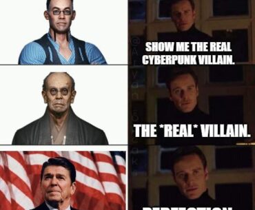 Cyberpunk (Genre and game) have always been a response to Reaganism