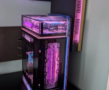 My Battlestation - A fully customized, wall-chilled MODFree revision powering a 9800X3D and an RTX 5080.