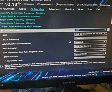 5 GHz I7-8700K oc pc wont shut down properly
