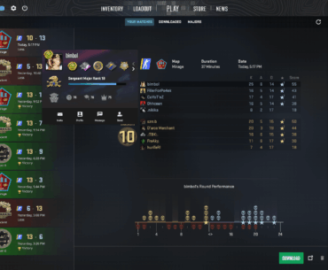 Banned on faceit so he toggle in Premier, first game of the day.