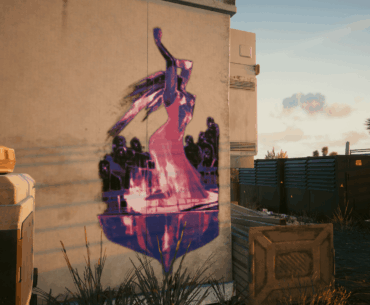 Graffiti in Cyberpunk is beautiful chooms.