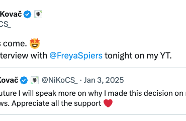 NiKo on X: "The time has come. 🤩
Watch the interview with @FreyaSpiers tonight on my YT."