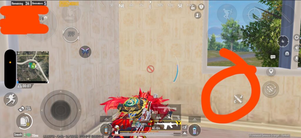 Is there an option to move this button in settings?