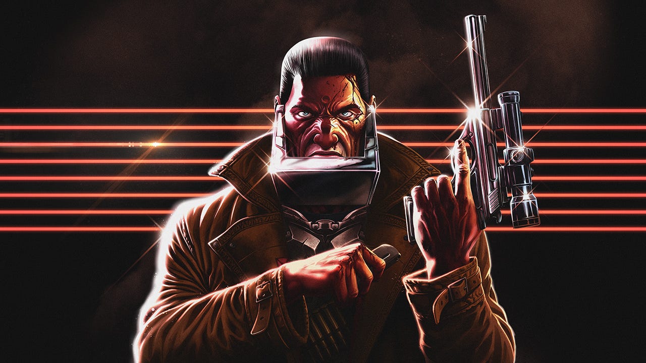 Huntdown: Overtime, an Over-the-Top Pixel-Art Roguelike Prequel, Announced for PC Huntdown: Overtime, an Over-the-Top Pixel-Art Roguelike Prequel, Announced for PC