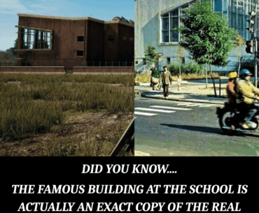 The famous building in the school is actually an exact copy of the swimming pool in Pripyat.