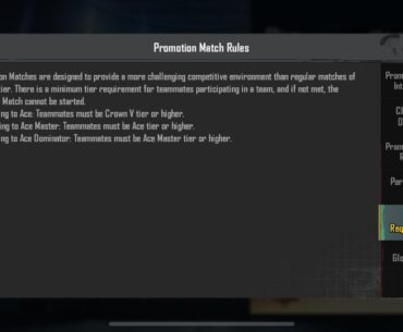 Why when I play with teammates on Crown V or above it doesn’t start a promotion match?