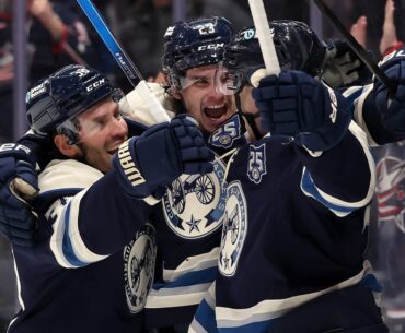 Monahan scores late winner, Blue Jackets edge Flyers