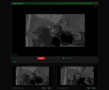 24/7 worldwide ASCII photo booth