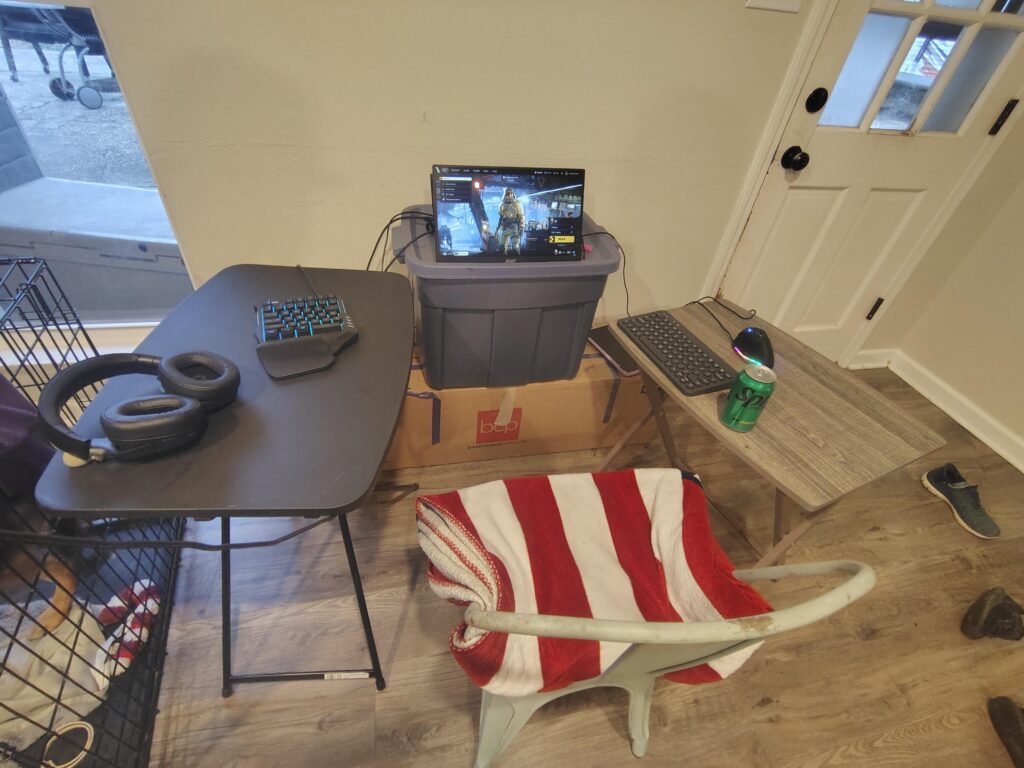 Looking for an ideas to improve my portable battle station setup