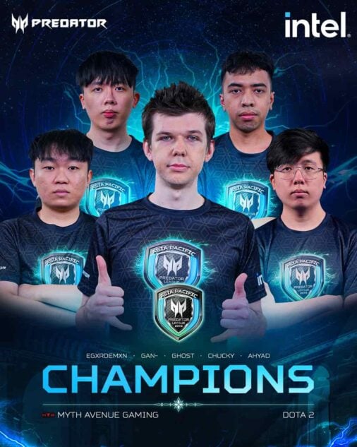 Ghost and Chucky win $100K event (Image via Predator Philippines)