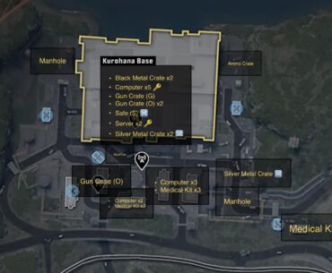 Every DMZ container worth looting: Kurohana Base