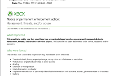 Jeffrey Epstein was banned from Xbox Live