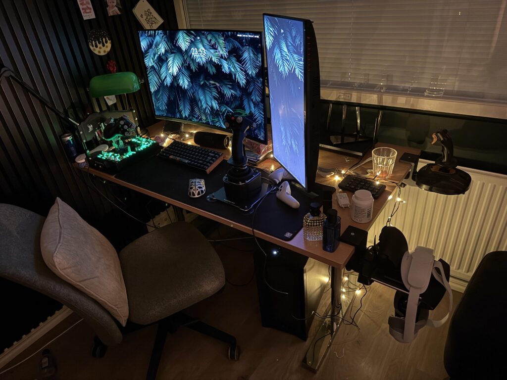 Natural state of my battlestation as a uni freshner